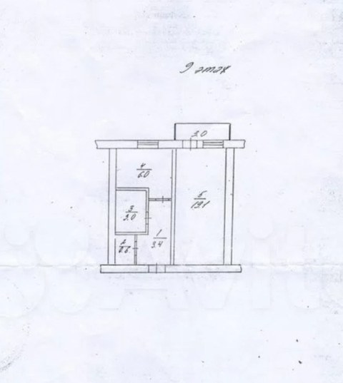 1-к. квартира, 32,1 м², 9/9 эт., фото 9