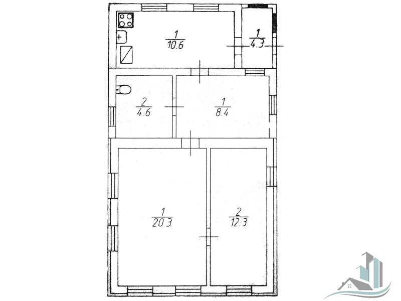 Продаю частный, отдельно стоящий дом 56 кв. м. Участок 5 сот
